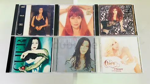 6 Cher Music CD’s