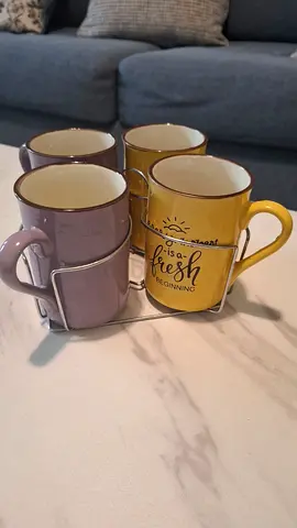 Mug set with stand from homebox