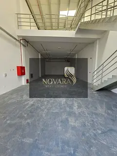 3000 sq ft warehouse with mezzanine, concrete mezzanine, and 12m height in Al Jurf Industrial Area 3