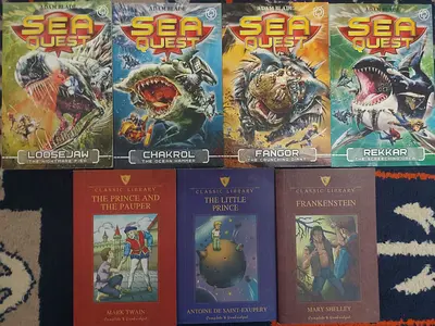 A Collection of Sea Quest and Classic Literature Books