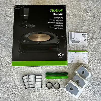 iRobot Roomba s9+ Robot Vacuum with Automatic Dust Disposal