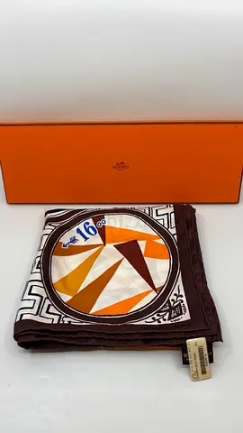 Hermes Carre 90 Jeu De Soie Silk Scarf Multicolor
