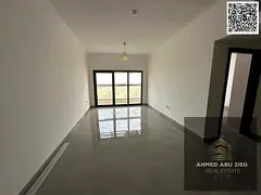 Beautiful 1BR hall apartment in Al Rashidiya 1 with 2 baths, balcony, built-in wardrobes, central AC