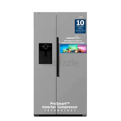 Beko 700L Double Door Refrigerator with Water Dispenser