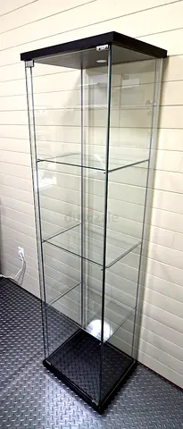 IKEA detolf glass cabinet
