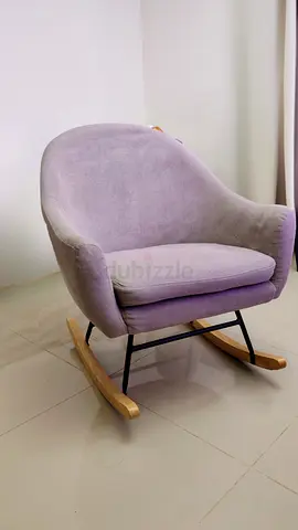 Stylish Rocking Chair with Soft Cushions