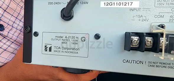 TOA A-2120 H Amplifier for Sale