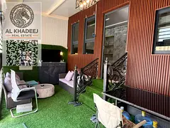 Furnished Uptown villa for sale in Al Zahia on Mohammed Bin Zayed Road, 3 floors with maid's roo