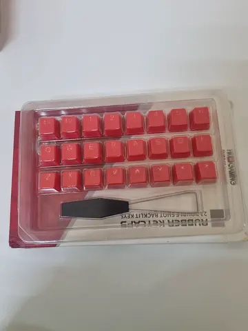 Rubber computer keycaps