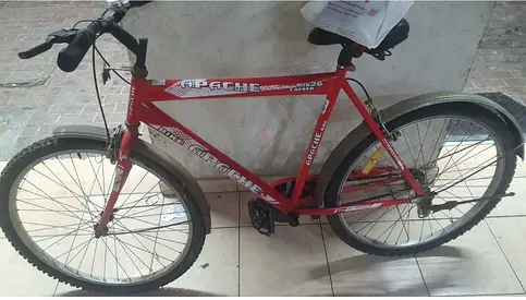 Reliable Red Apache Mountain Bike - Perfect for Adventure