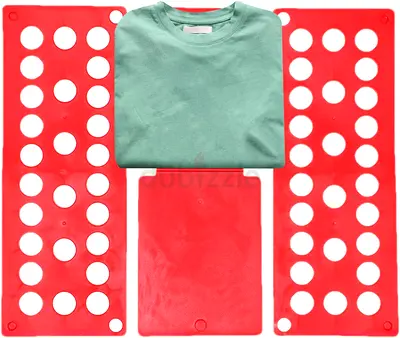 Effortless Clothing Folding Board with T-Shirt