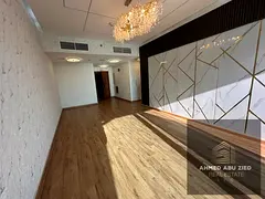 ( 150 ): **3 bedrooms &amp; living room, 5 baths, maid’s room, laundry, balcony. Free parking, gym