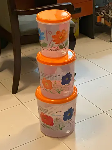 Colorful Stackable Storage Containers