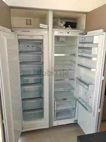 Bosch Built in Separate Fridge and Freezer Pair