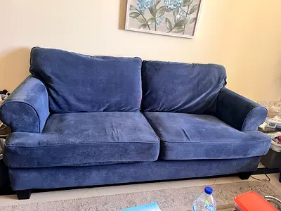 Comfortable Blue Sofa for Sale