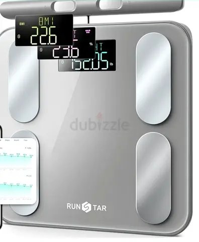 Track Your Health: Runstar Digital Body Weight Scale. New! Worth close to AED 700. Selling: AED. 330