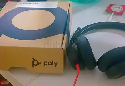 Poly Blackwire 8225 with Microphone - New Excellent Condition - For Calls  Meetings (Teams  Zoom)