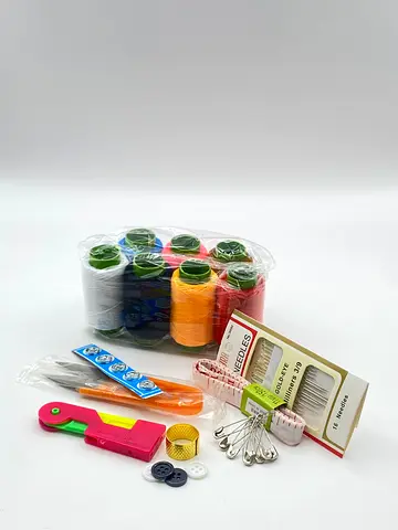 Sewing Essentials Kit with Threads and Accessories