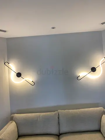 Modern Creative Music Note Shape Iron Acrylic LED Wall Lights