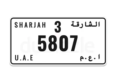 Sharjah plates
