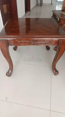 Solid Wood Side Table with Elegant Detailing