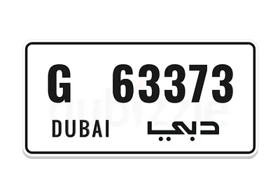 Dubai G 63373 ( G63 )