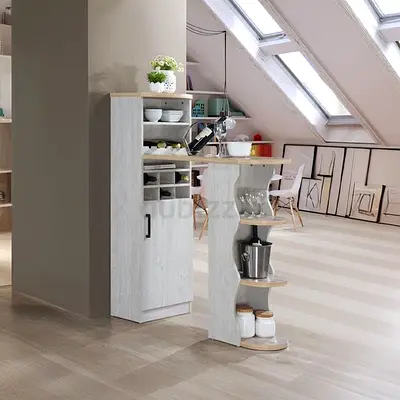 Stylish Kitchen Island with Storage