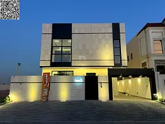 Villa for sale in Al Bahia – Ajman, with a private pool | Two floors and a roof | 6 bedrooms | Inc