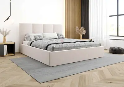 Brand new Queen size bed storage bed nd medical mattress queen bed family bed