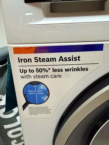 Bosch washing machine serial 4 freestanding 9 kg 1400 Rpm Touch control button