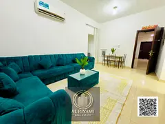Two bedrooms and a living room, furnished with new furniture in Al Muwaihat 2