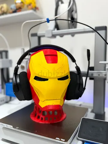 Iron Man Inspired Headset Display with Premium Headphones