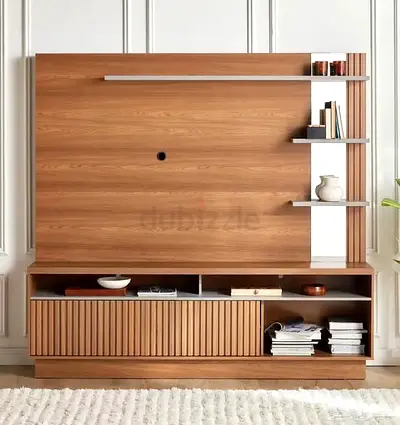 Modern Entertainment Center with Storage