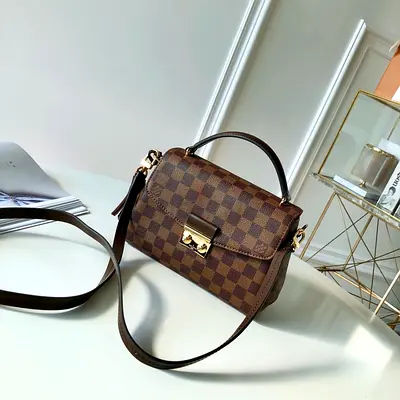 Louis Vuitton Croisette Damier Ebene Compact Crossbody Bag