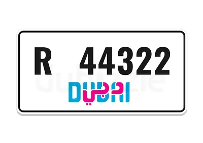 R 44322 VIP plate