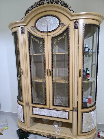 Elegant Vintage Display Cabinet