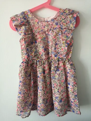 HM girls floral dress
