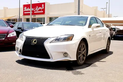 Lexus IS250 2012 White With Black Leather
