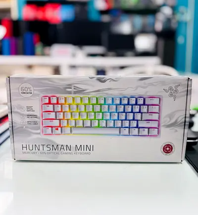 Razer Huntsman Mini - 60% Optical Gaming Keyboard White colour for sale