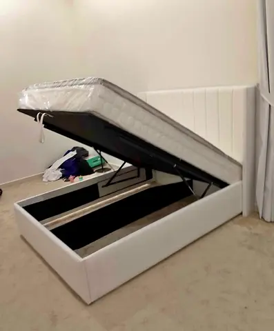 Modern Lift-Up Storage Bed Frame