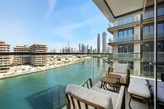 Serene 3 BR | Full Canal and Burj Skyline View