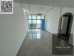 First-tenant 1BR hall in Al Nuaimiya 3 | Spacious layout, prime location, 2 baths, open-view balcony