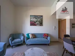 Sharjah, Al Mamzar, Maryam Island: One bedroom and living room, spacious, hotel-style furnishings. P