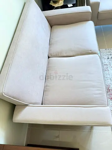 Comfortable Home Centre 3 seater  2 seater Beige Sofa