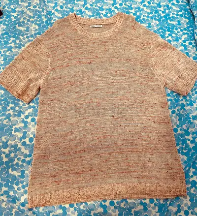 Brand New Zara Short-Sleeve Knit T-shirt