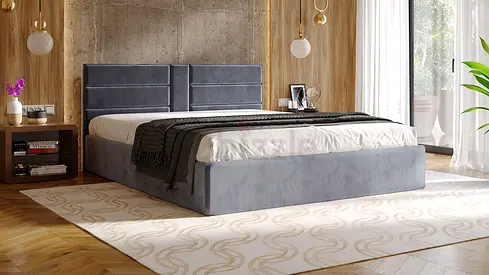 Brand new Queen size bed frame with medical mattress