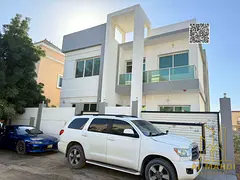For Rent 5 Master Bedroom Villa with 2 Living Halls Majlis Maid Room and Roof in Al Yasmeen Ajman Pr