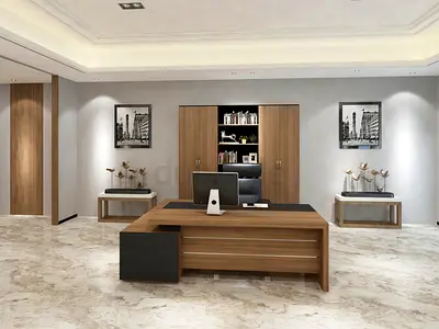 Imperial Executive Office Desk – Modern  Stylish Managerial Workstation