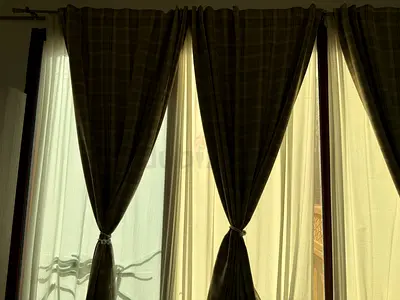 Elegant Checkered Curtains for Your Home