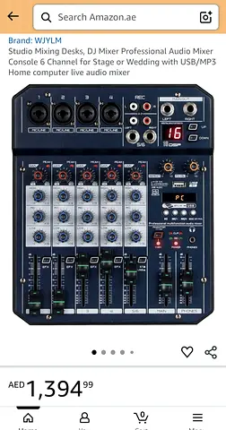 Professional Audio Mixer for Live Events and Recording Brand: WJYLM

Studio Mixing Desks, DJ Mixer P